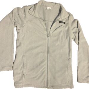 Columbia Soft light blueFleece zip up Jacket
